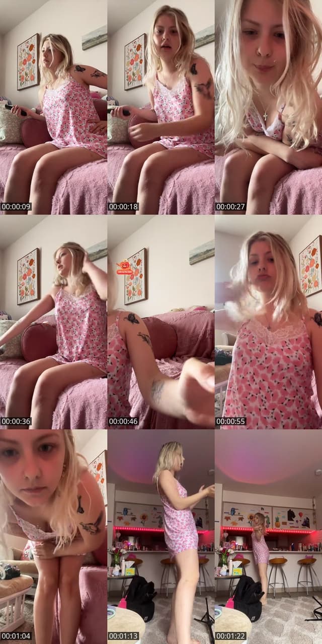 Past TikTok live: grwm for an interview by @blueybooeymooey