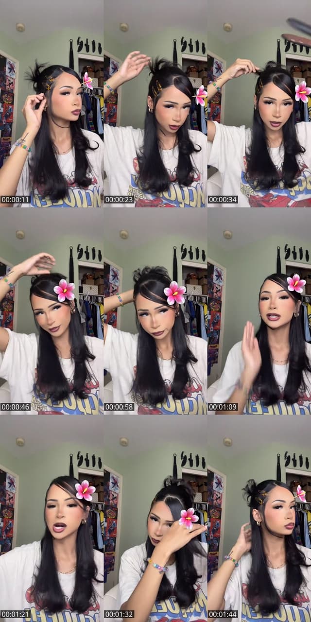 TikTok live: grwm ig .. by @veeamourr8