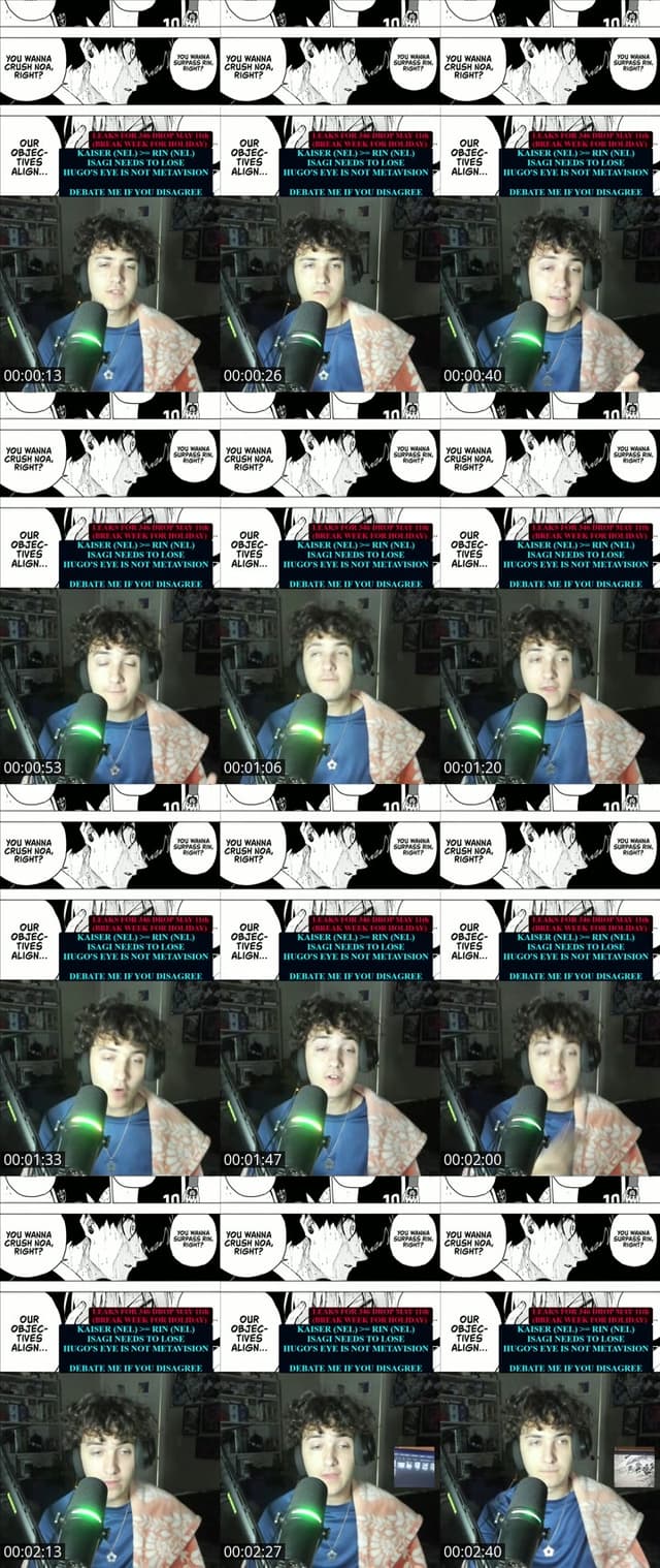 TikTok live: BLUE LOCK DEBATE STREAM by @aerosassain
