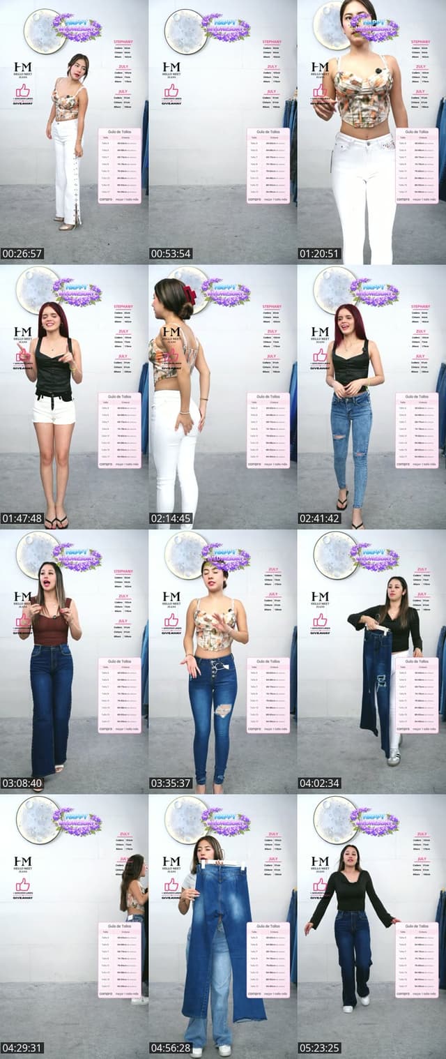 TikTok live: Happy Wednesday Mom Special💗 by @hellomeet_jeans