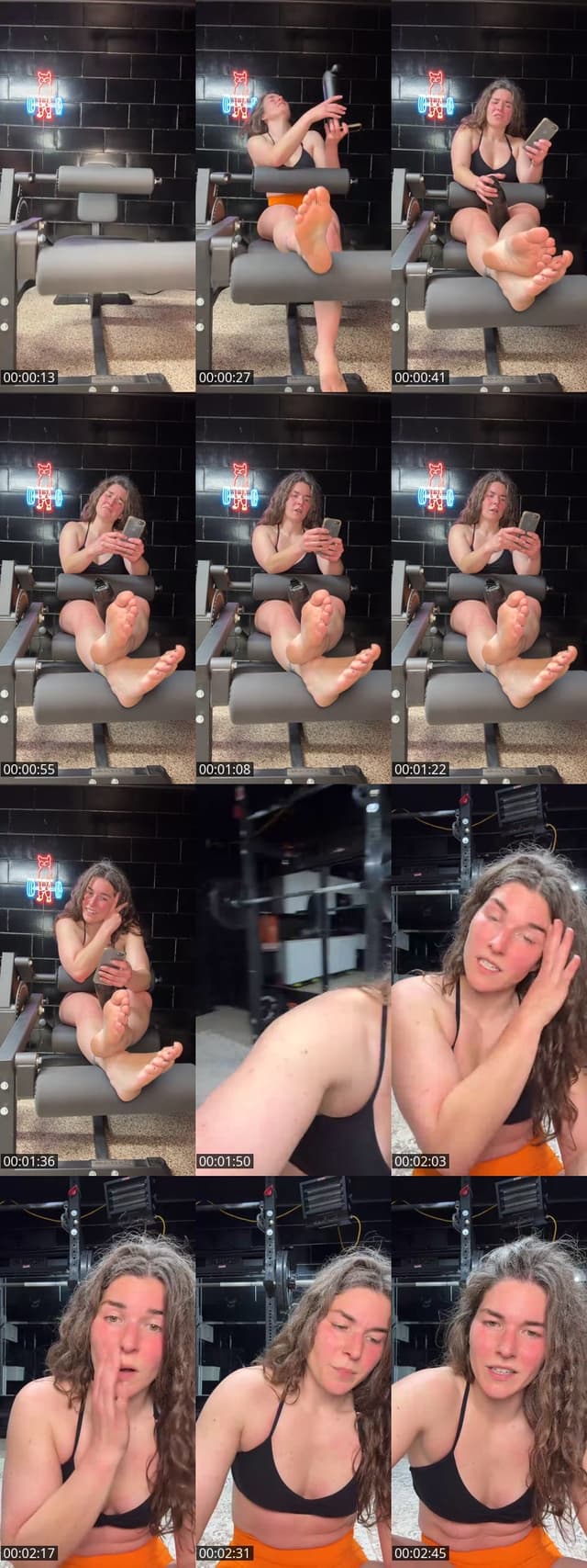 TikTok live: Leg day by @natty_nat__88