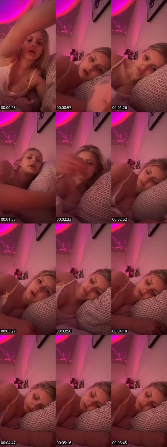TikTok live: nap with me by @blueybooeymooey
