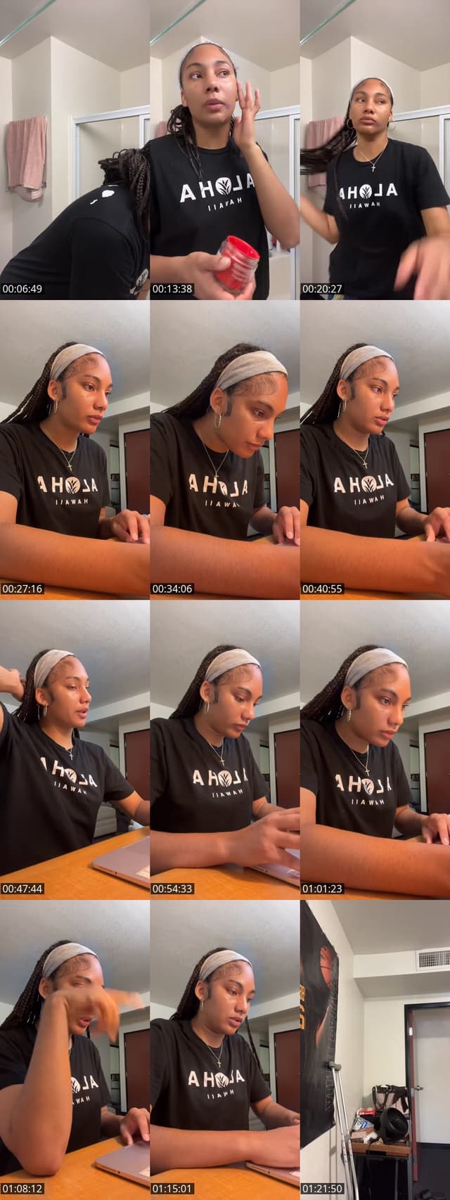 TikTok live: Grwm and hw by @alline_pimpin