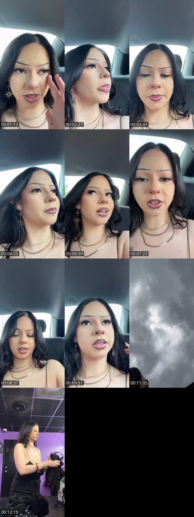 TikTok live: Heyy we gettin ready for work😝 by @brinixole
