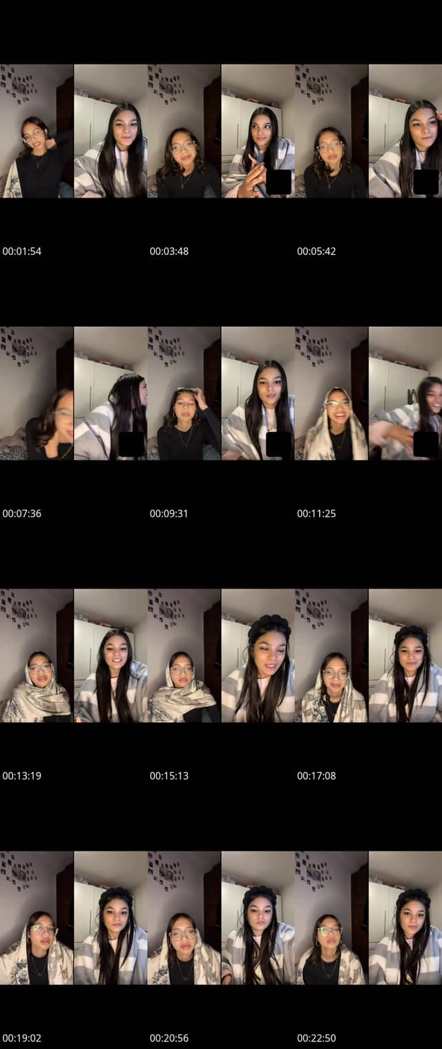 TikTok live: nothing but yapping💋 by @just_farzaana