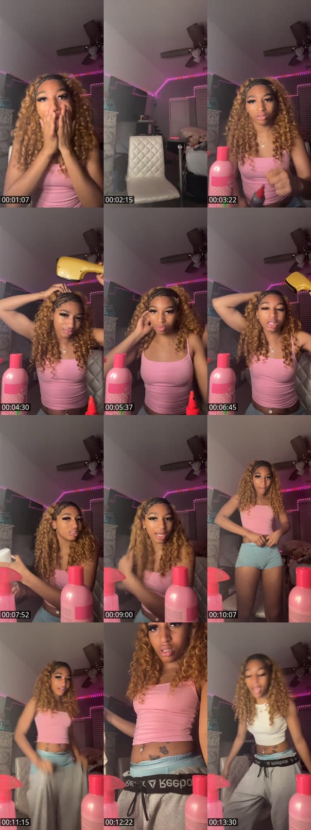 TikTok live: grwm for school by @stina.nexttdoor