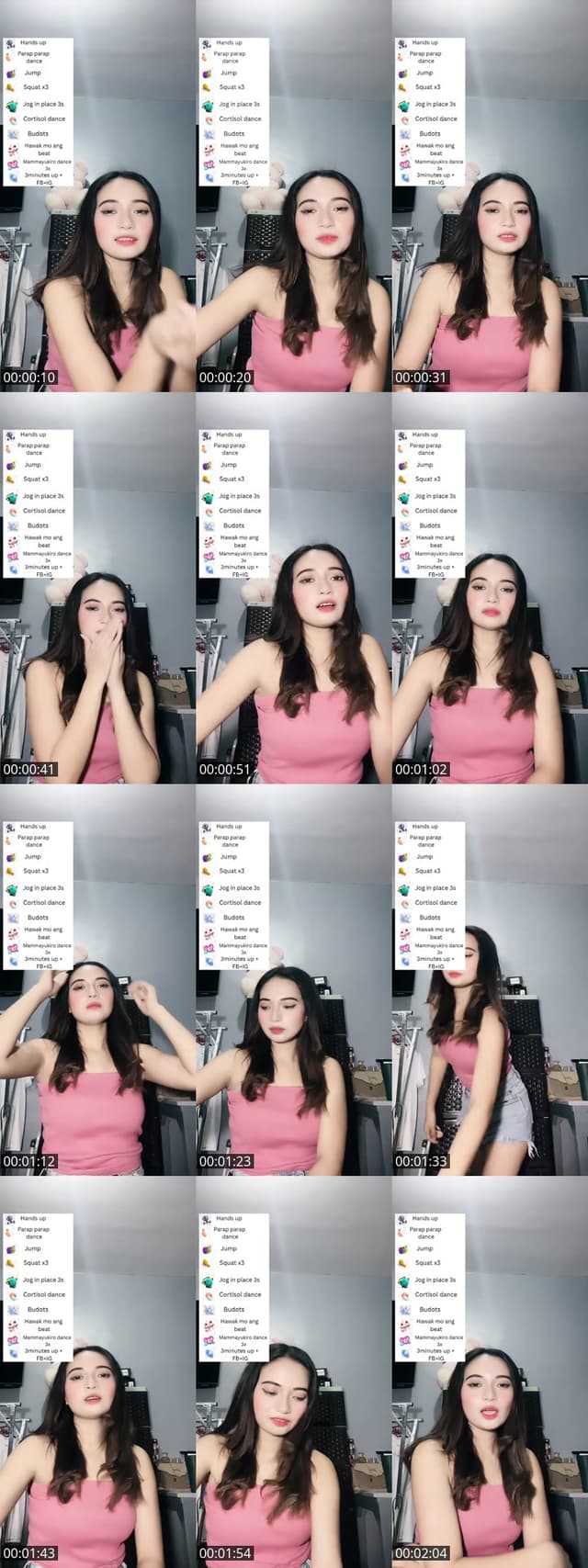 TikTok live: Challenge/Tap2x by @biniyellowgirl24