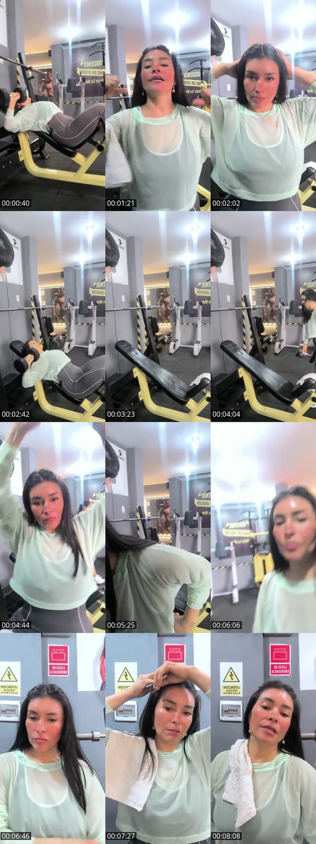 TikTok live: desestrés aprendiend💃🏋️‍♀️ gym by @irene.anampa.reye
