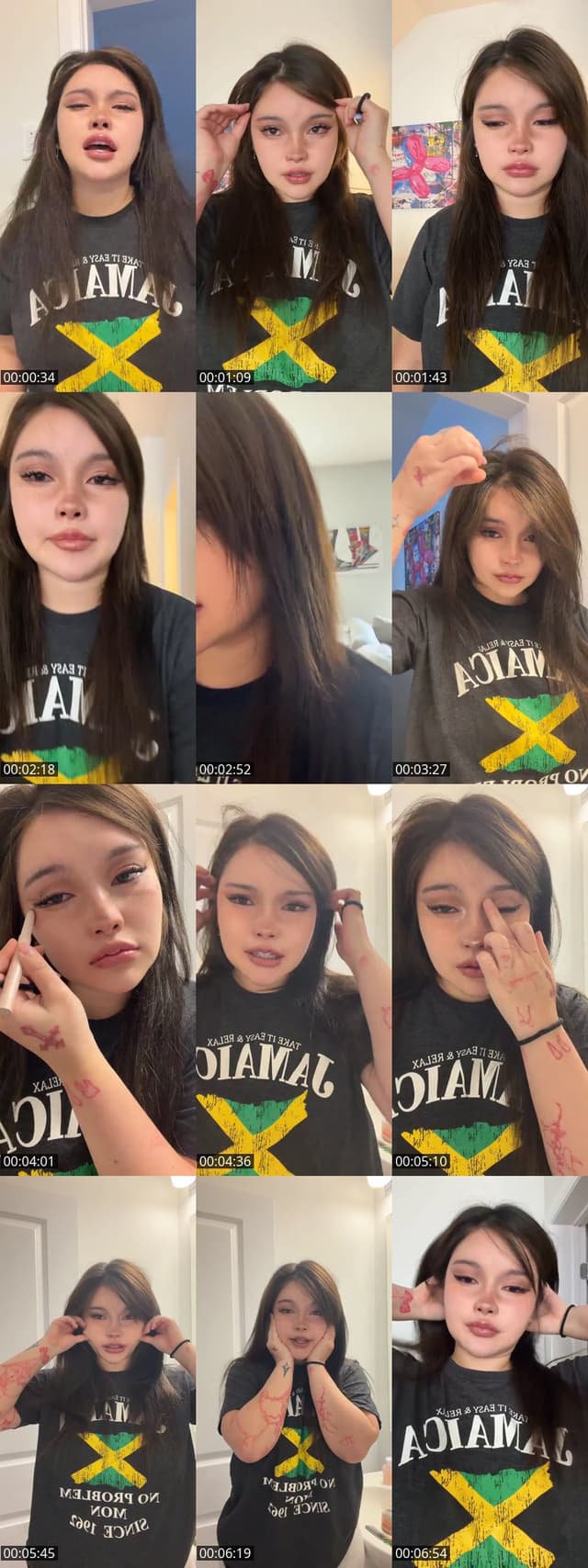 TikTok live: grwm sad af by @diakimek0