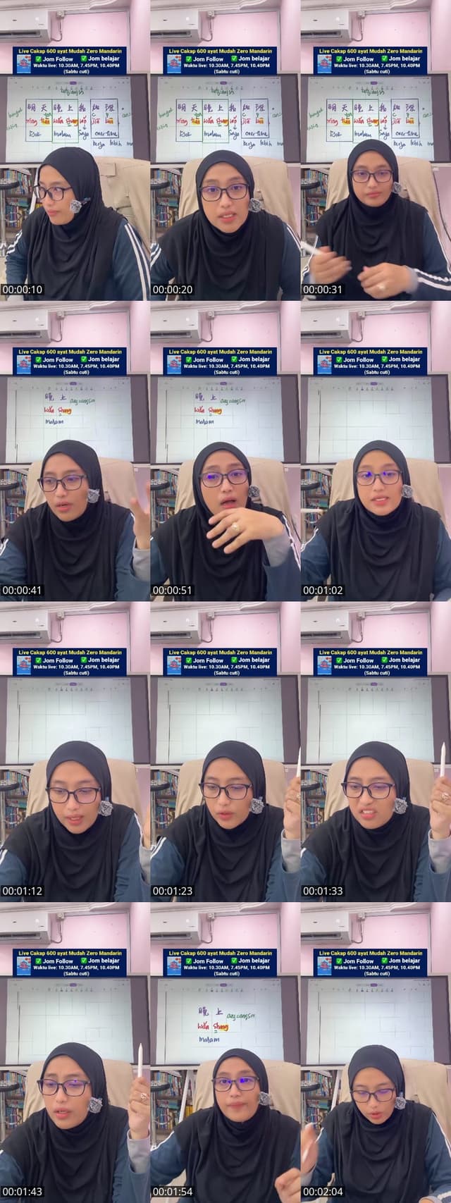 TikTok live: 3 AYAT MUDAH ZERO MANDARIN by @cikgumandarinzazah