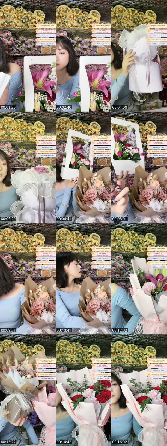 TikTok live: Fresh Flower Sales Mothers Day by @flowershopsg