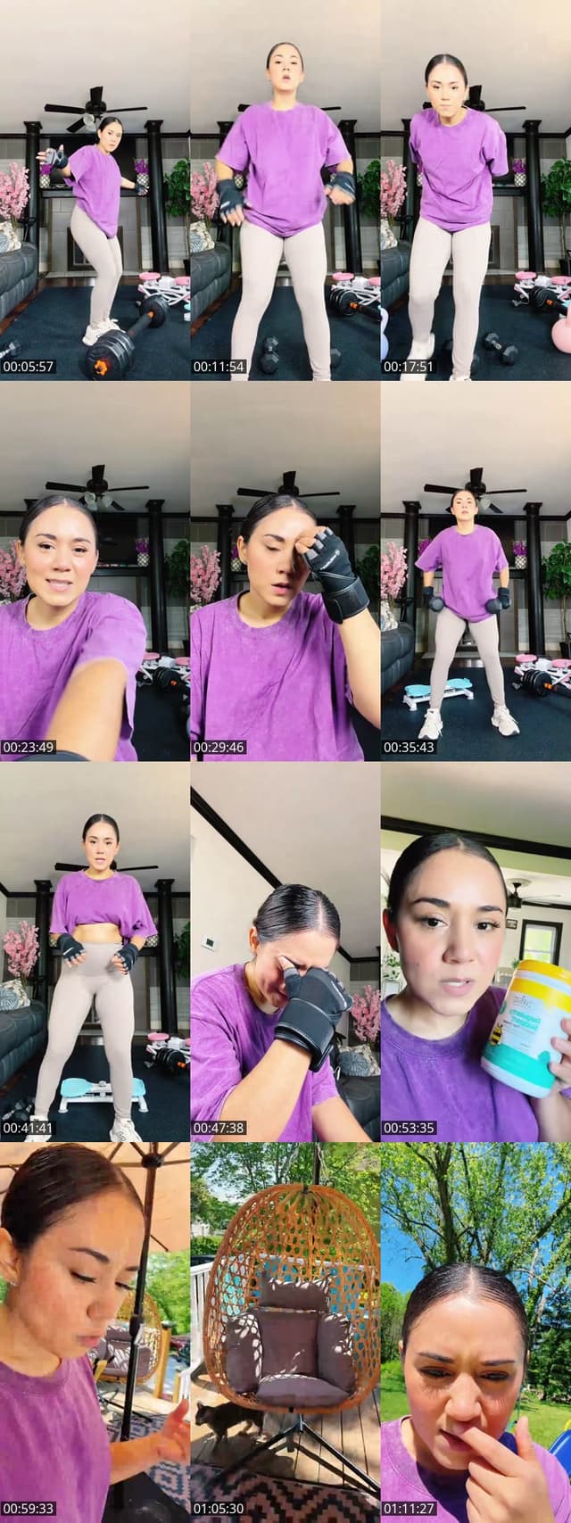 Past TikTok live: Workout WM from home🏡🔥 by @idaniiasoto