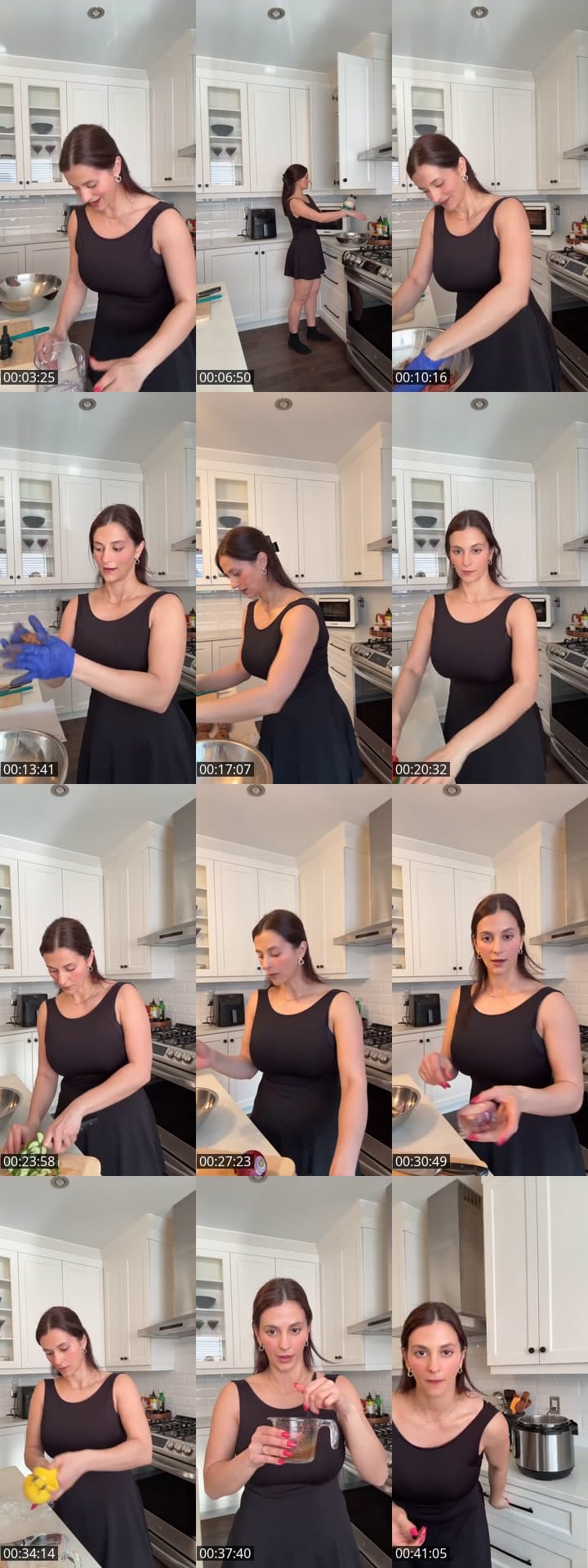 in the kitchen