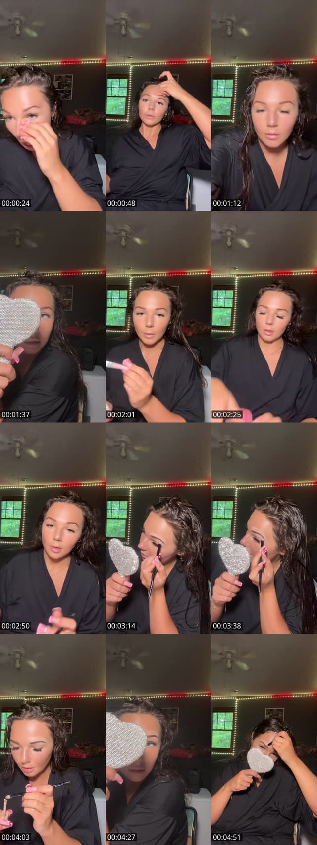 TikTok live: Getting rdy for graduation by @baddestqueenmuah