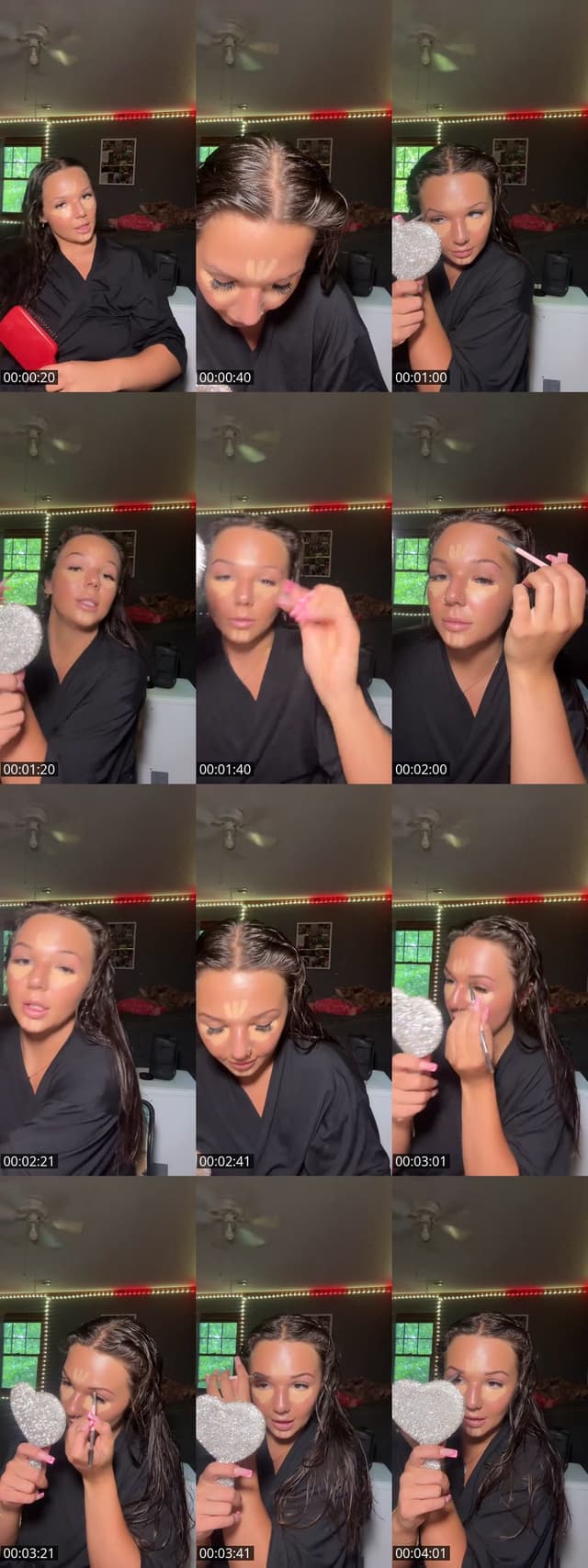 TikTok live: Getting rdy for graduation by @baddestqueenmuah