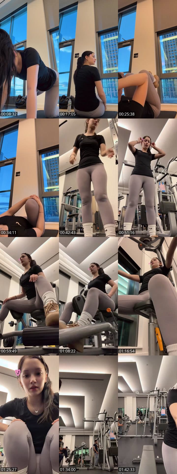 ￼ core + glutes weekly workout
