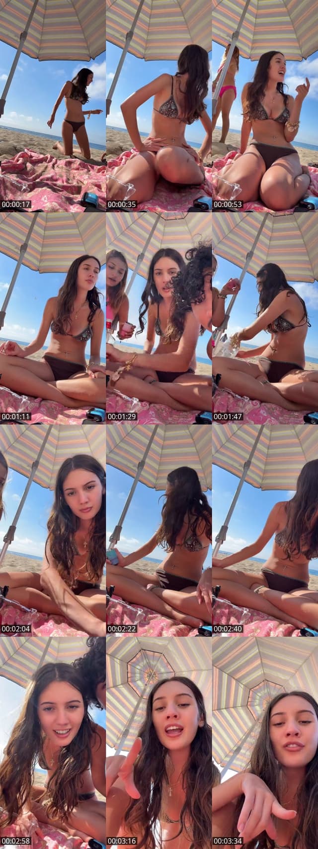 TikTok live: Beach by @izzysatsuki