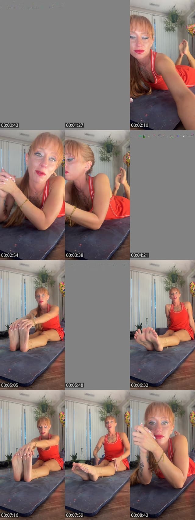 TikTok live: GLAM up! 👠 💋{TotalBodyPilates} by @gingerfoot34