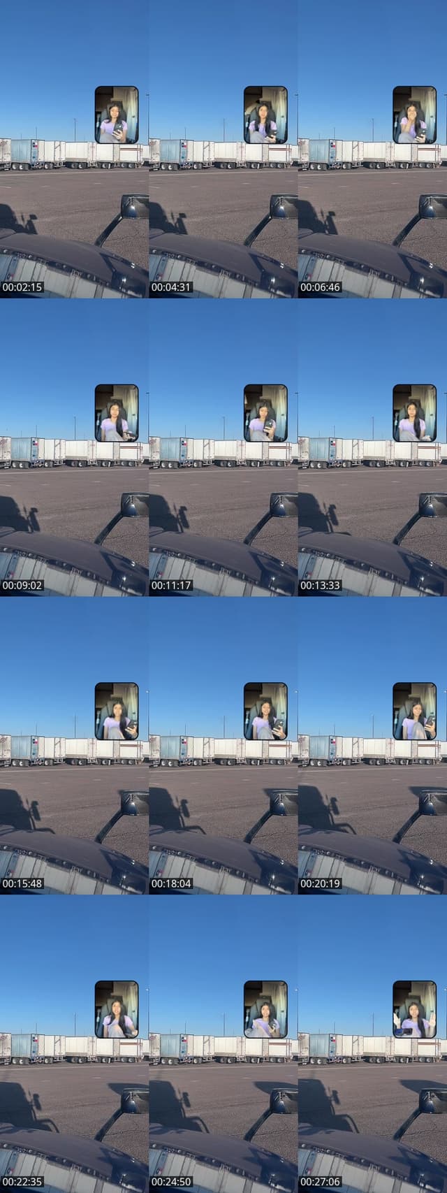 TikTok live: OTR PASSENGER POV🚛🩷 by @yin6863