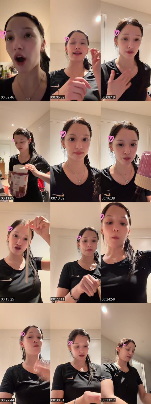 TikTok live: ￼ core + glutes weekly workout by @thegreynabi