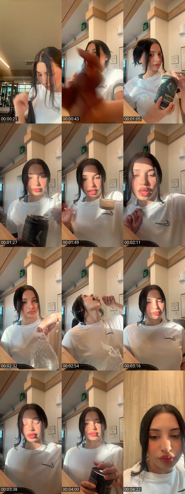 Past TikTok live: Gym with me🫶🏼 by @adriianaaa_a