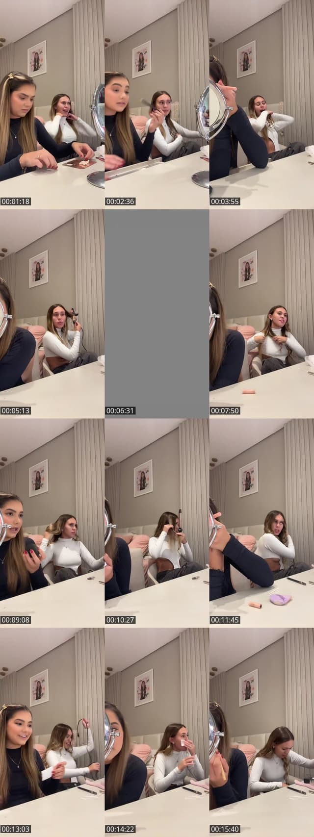 TikTok live: GRWM by @carollportelaa