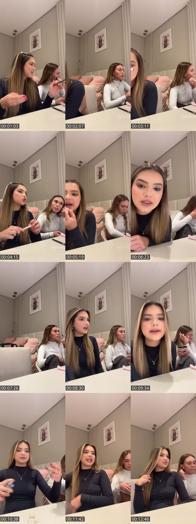 TikTok live: GRWM by @carollportelaa