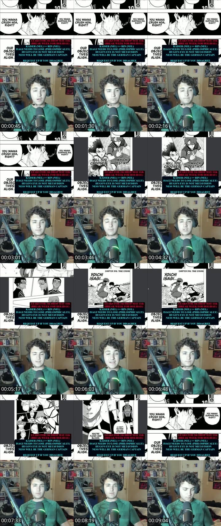 BLUE LOCK DEBATE STREAM