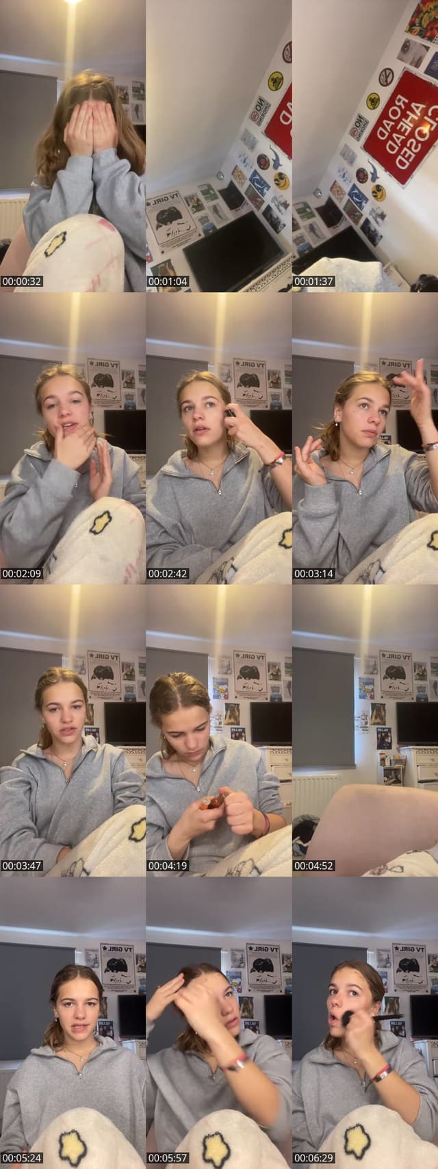 TikTok live: grwm by @username12344_07