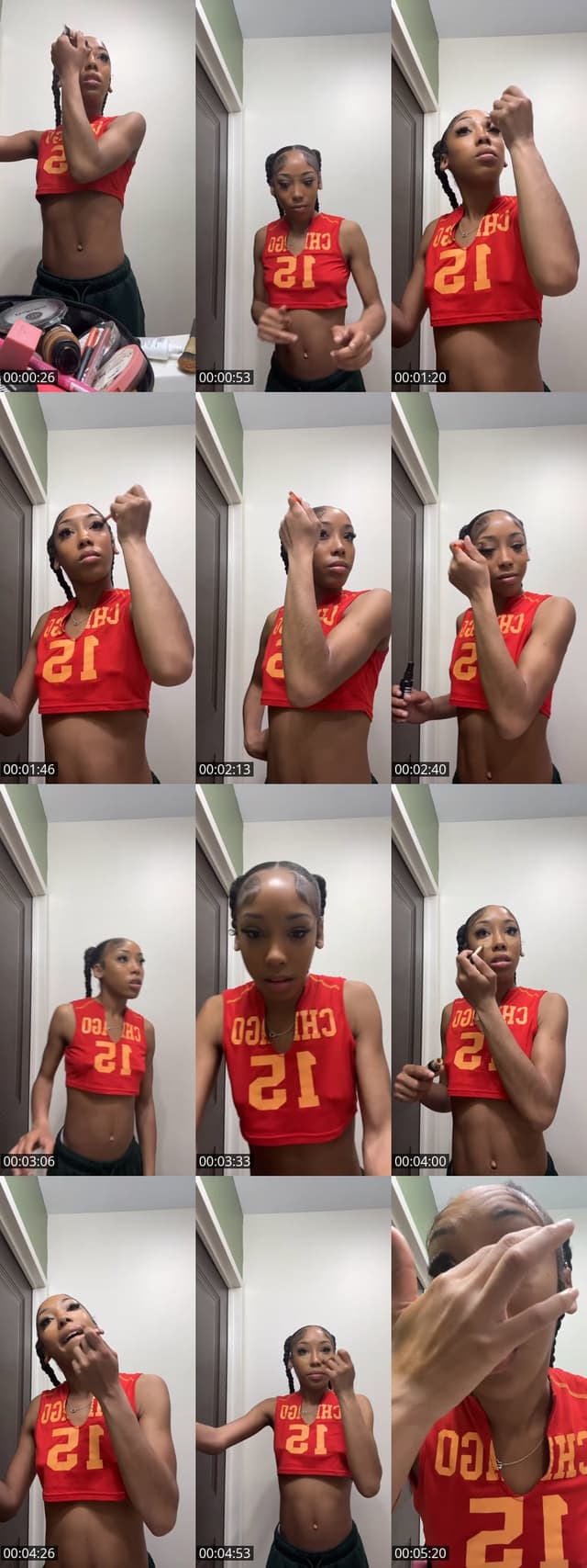 TikTok live: Grwm for work by @zakaijanae1
