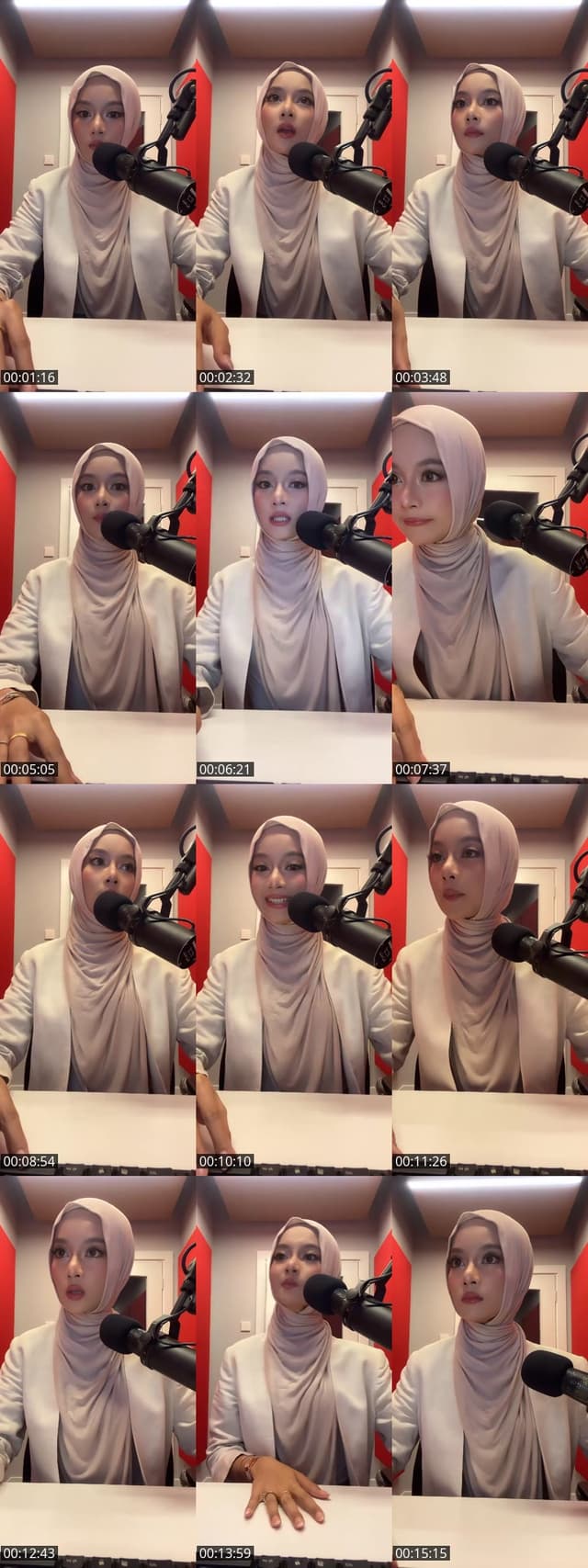TikTok live: GRWM baca berita TV9 by @sareeabd