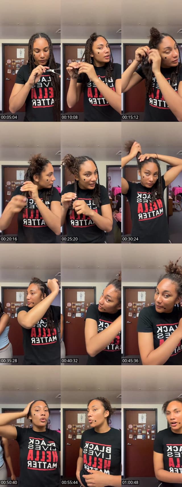 TikTok live: cut my hair by @alline_pimpin