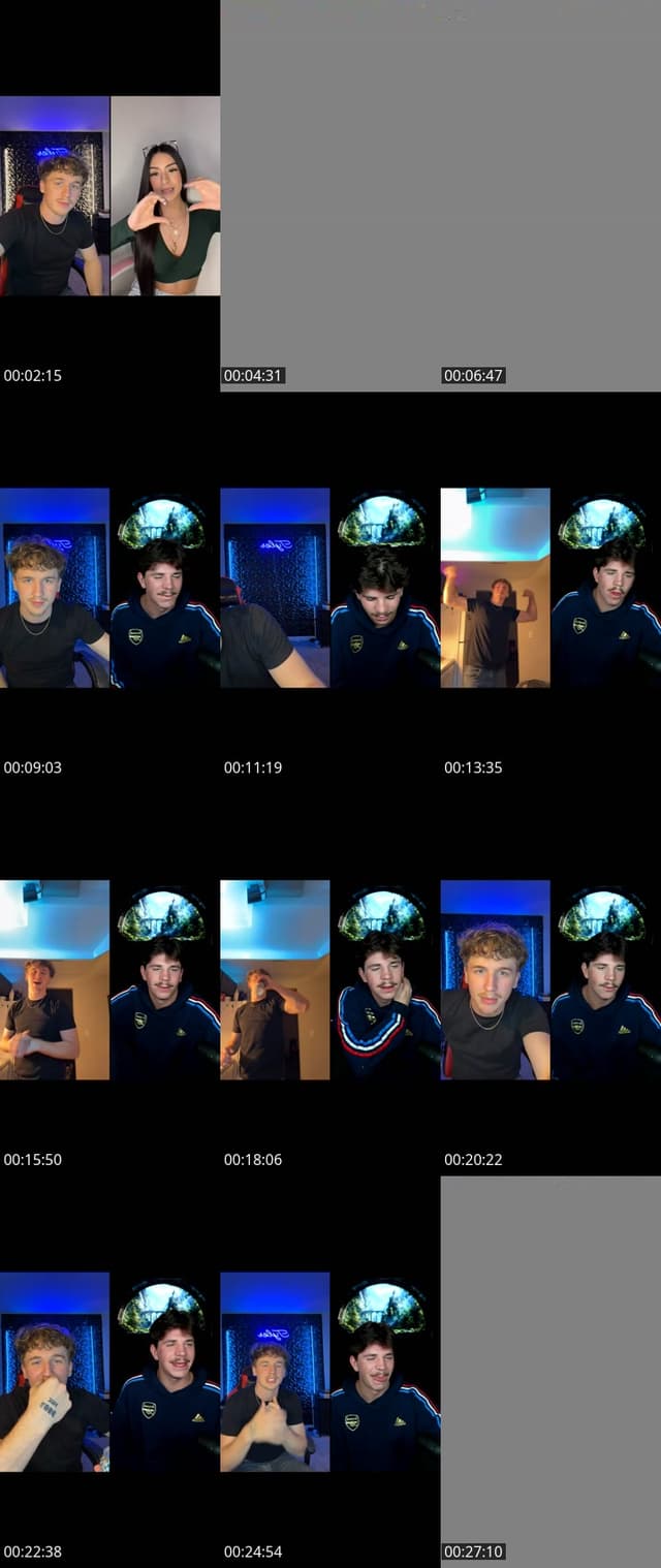 TikTok live: Gallery for a kissss by @tylernoliar