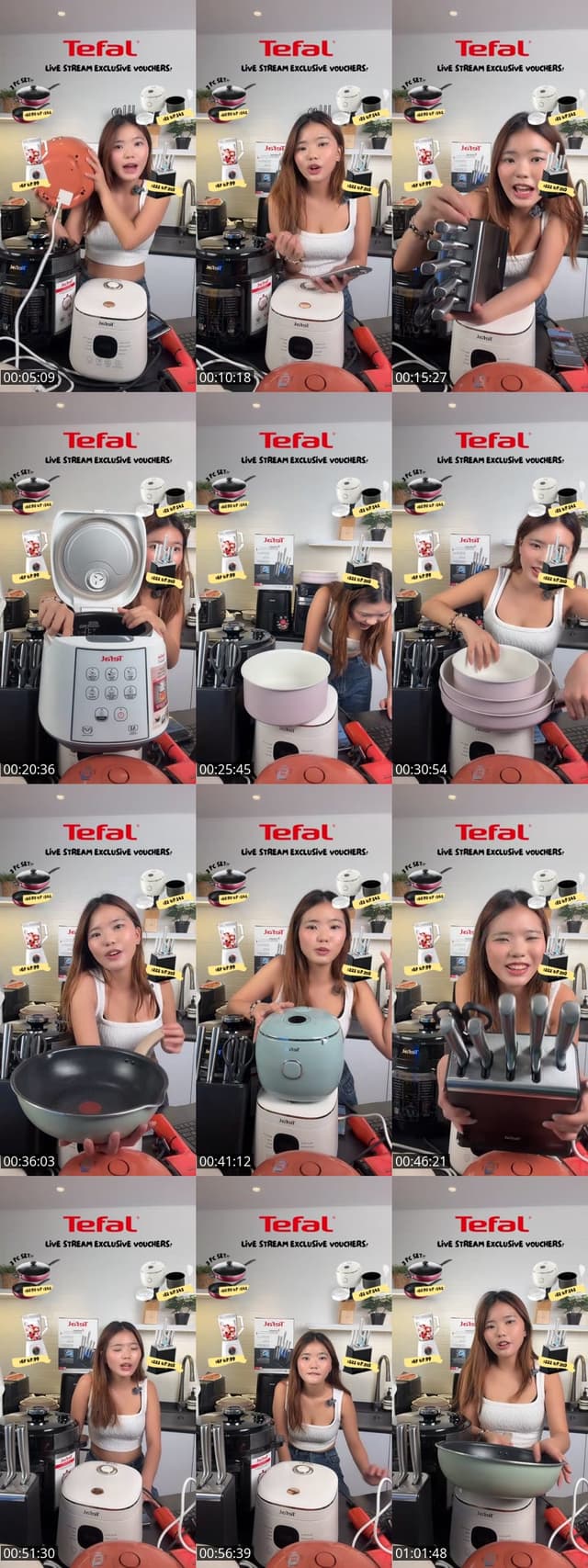 TikTok live: AS LOW AS $6X FOR TEFAL?!!! by @alivebutdieded