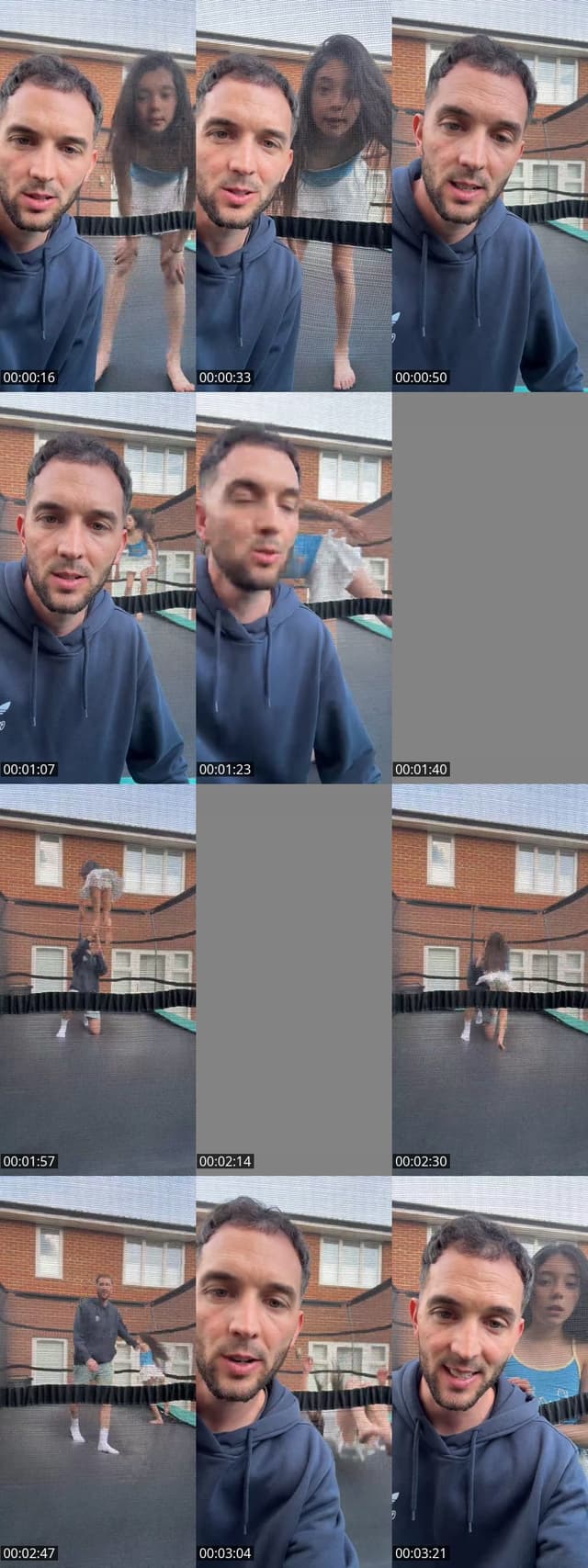 TikTok live: CHEER TRAMPOLINE 🤸‍♀️ by @hfamof4