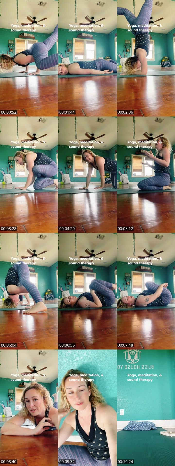 @blisshouseyoga TikTok live stream
