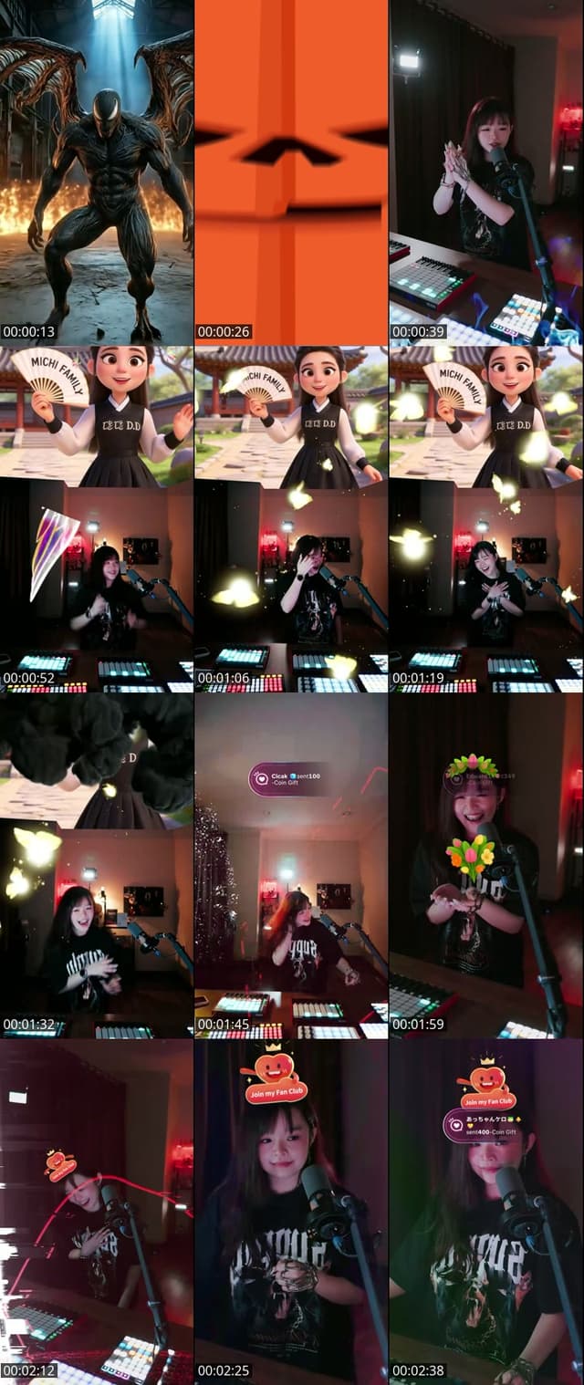 TikTok live: party time !!! by @chellemichii