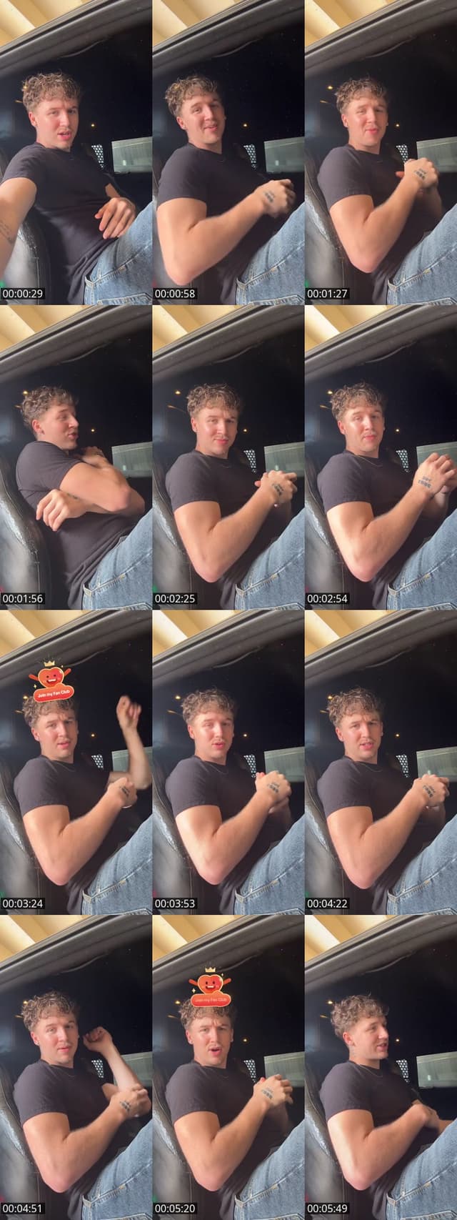 TikTok live: gift gallery spot for a kiss by @tylernoliar