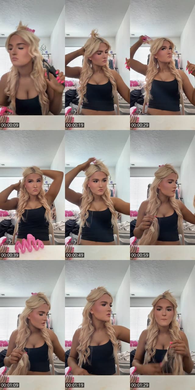 TikTok live: grwm💋💋 by @_.hooray
