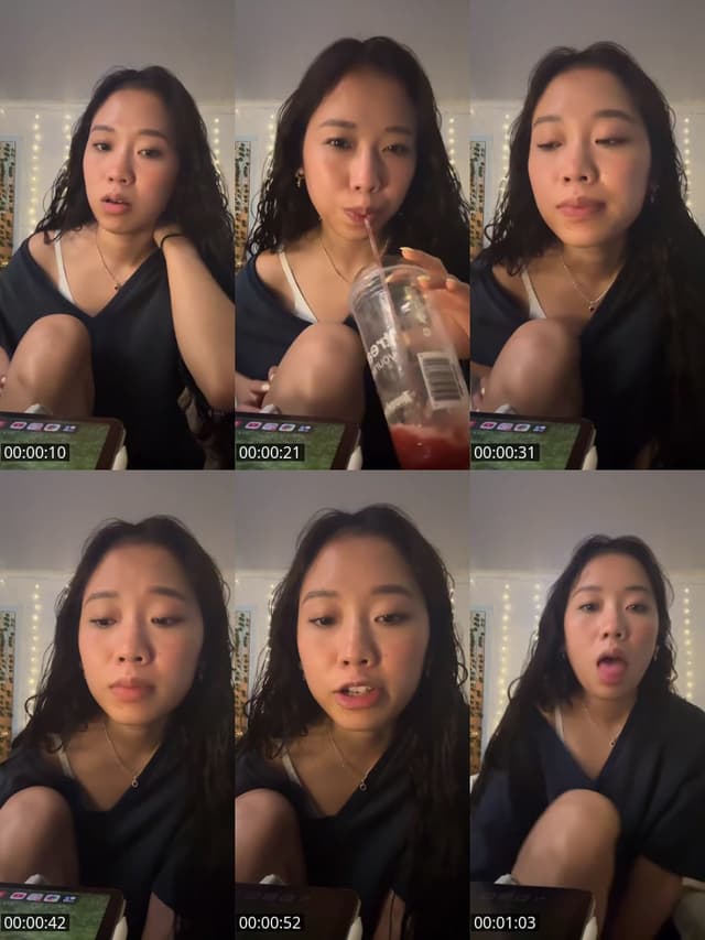 TikTok live: Eat wingstop w me by @huwjshhaih