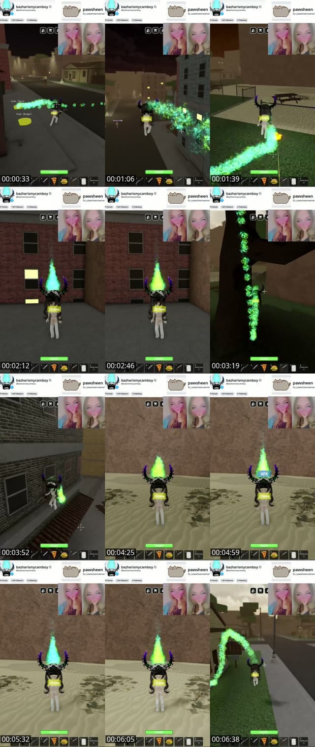TikTok live: 18+ Roblox gaming by @au1roraii