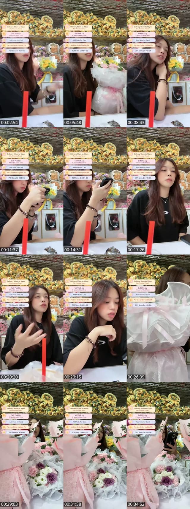 TikTok live: Fresh Flower Sales Mothers Day by @flowershopsg