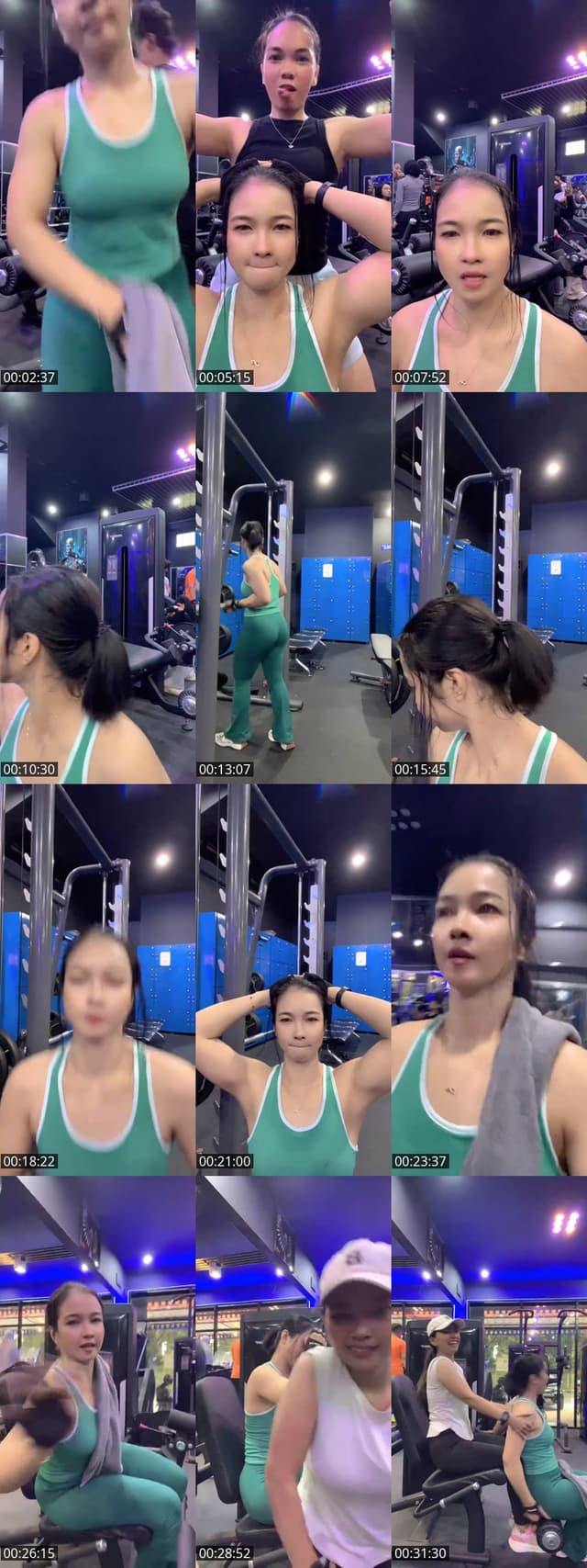 TikTok live: leg day by @helfi_dalimunthe