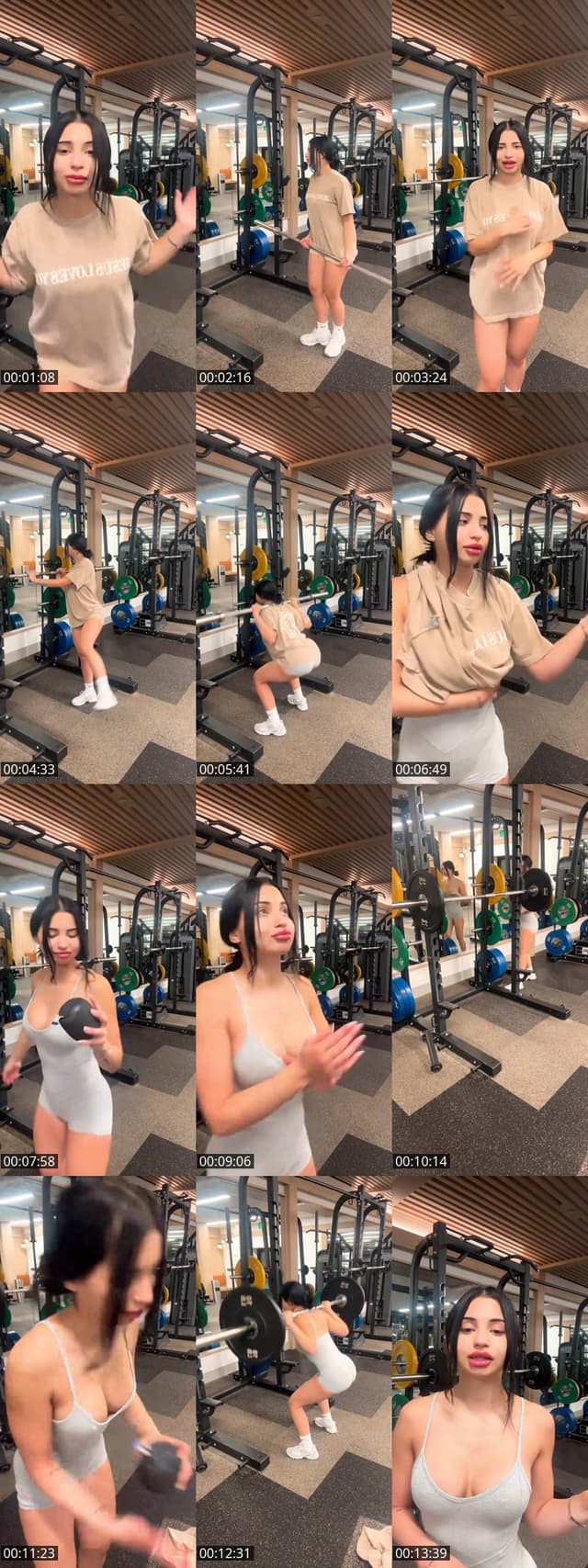 TikTok live: Gym with me🫶🏼 by @adriianaaa_a