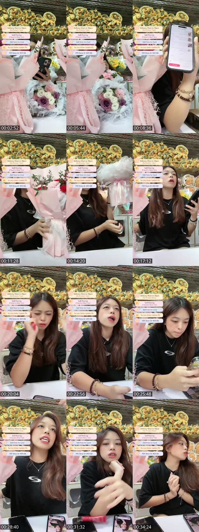 TikTok live: Fresh Flower Sales Mothers Day by @flowershopsg
