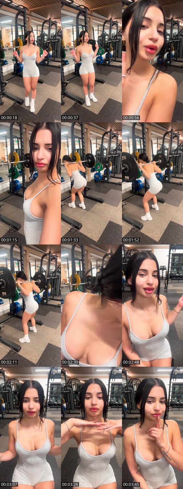 TikTok live: Gym with me🫶🏼 by @adriianaaa_a