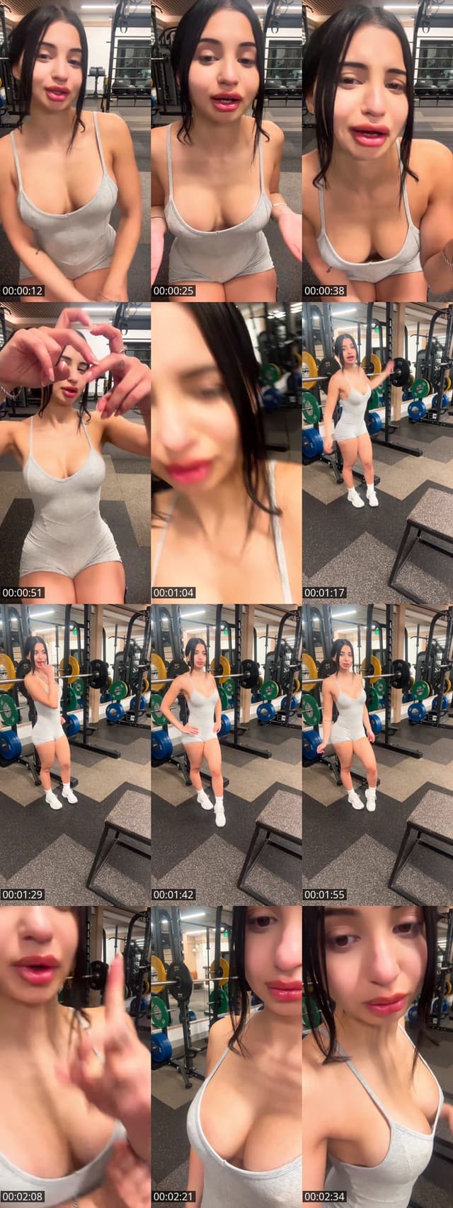 TikTok live: Gym with me🫶🏼 by @adriianaaa_a