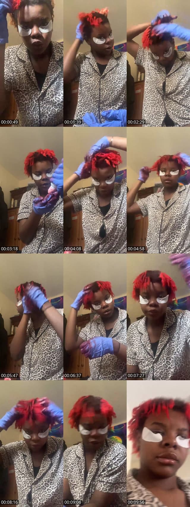 TikTok live: DYEING MY HAIR😛 by @sparklystuffxoxo