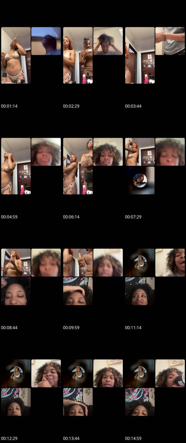 TikTok live: GRWM by @shechillinforreals