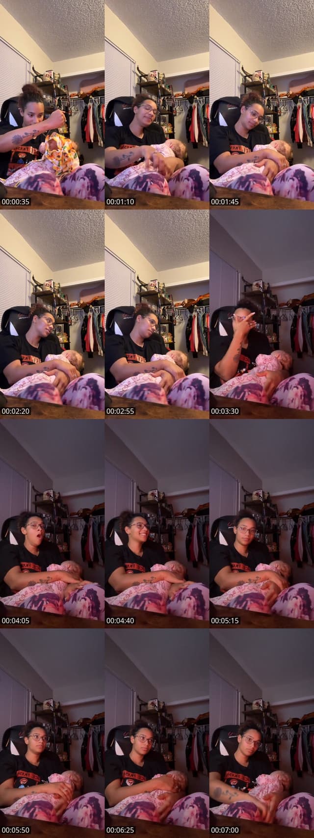 TikTok live: Gaming with a newborn by @kwill1027